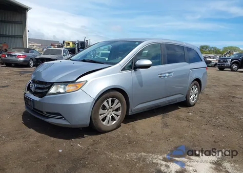 2016 Honda Odyssey Se из США, поврежденный, VIN 5FNRL5H3XGB109720